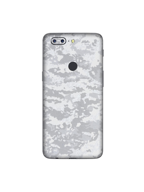 

Trendy Skins Silver-Toned & Grey Camouflage Pattern OnePlus 5T Phone Skin