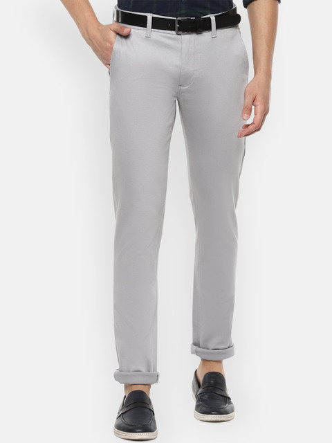 

Louis Philippe Sport Men Grey Slim Fit Solid Regular Trousers