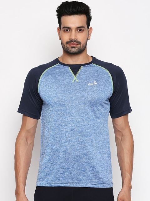 

FiTZ Men Blue Solid DRYFiTZ Round Neck T-shirt