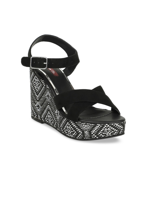 

Bata Women Black Solid Pumps