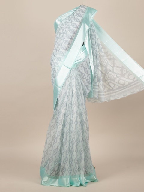 

Pothys Grey Woven Design Jute Silk Saree