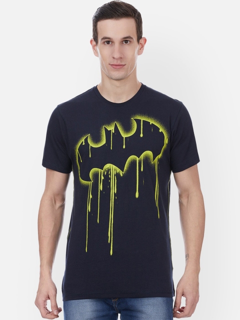 

Free Authority Men Blue Printed Round Neck Batman T-shirt
