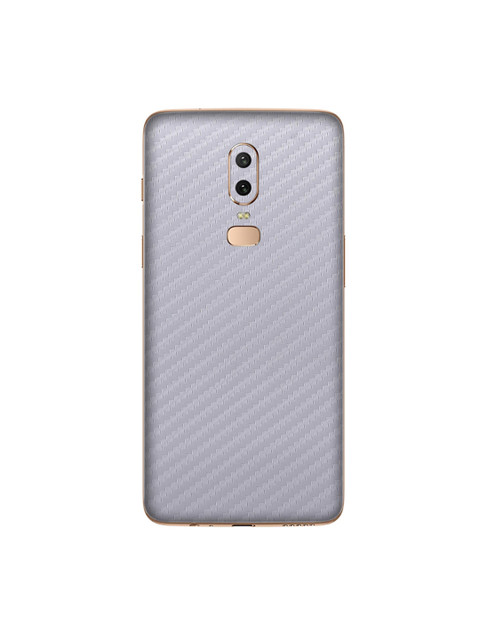 

Trendy Skins Grey Basketweave Pattern OnePlus 6 Phone Skin