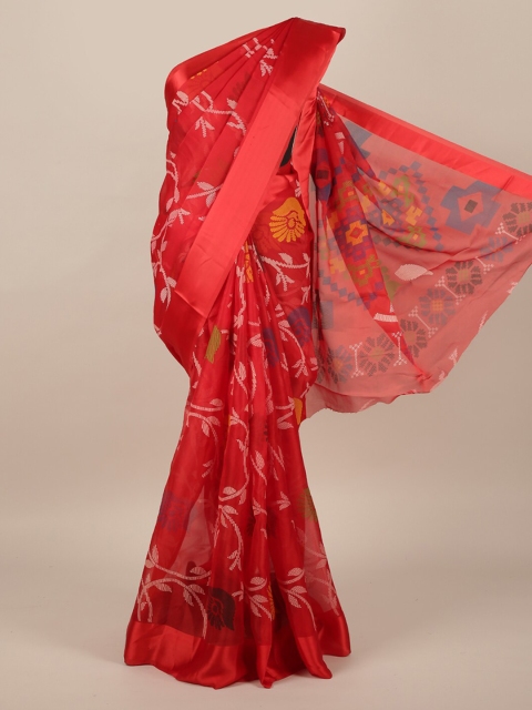 

Pothys Red Woven Design Saree