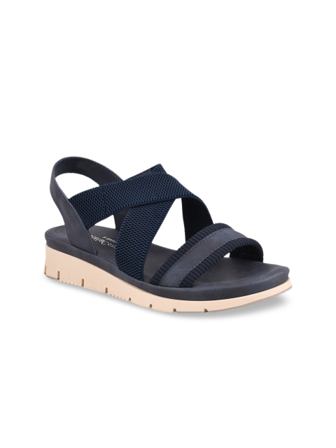 

Stelatoes Women Navy Blue Solid Comfort Heels