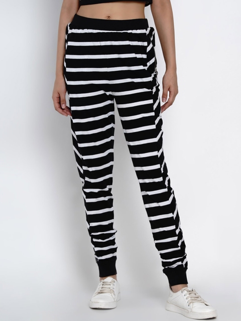 

Texco Women Black Regular Fit Printed Joggers