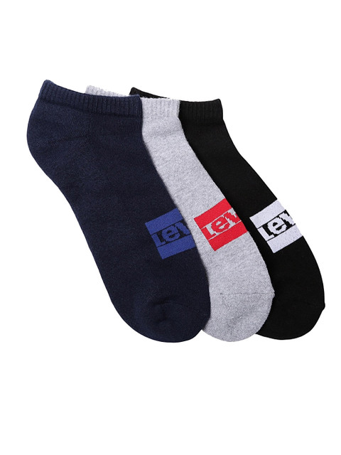 

Levis Men Pack of 3 Assorted Ankle-Length Socks