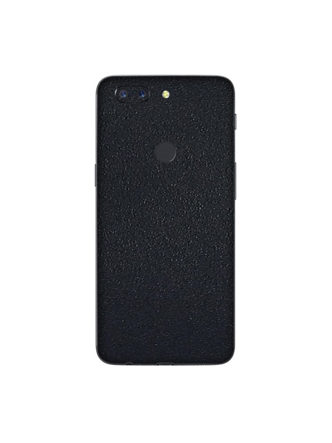 

Trendy Skins Black Textured Matte OnePlus 5T Phone Skin