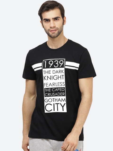 

Free Authority Men Black Printed Round Neck Batman T-shirt
