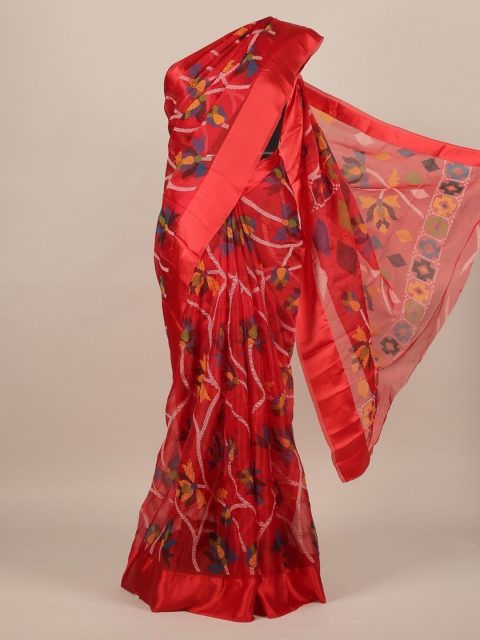 

Pothys Red Printed Saree