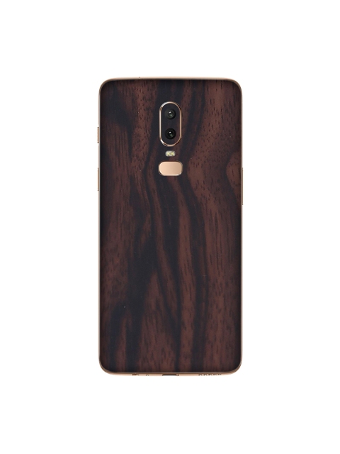 

Trendy Skins Brown & Black Ebony Wood Pattern OnePlus 6 Mobile Skin