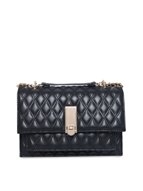 

ALDO Black Solid Sling Bag