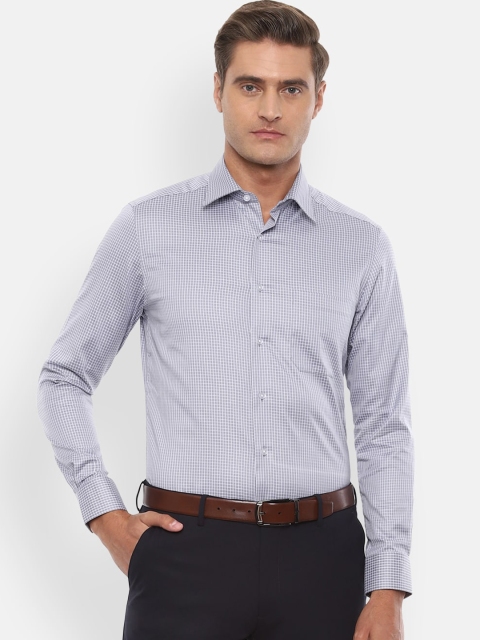 

Louis Philippe Men Blue Regular Fit Solid Casual Shirt