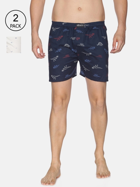 

SHOWOFF Men Pack Of 2 Assorted Slim Boxers SB107-SB108_