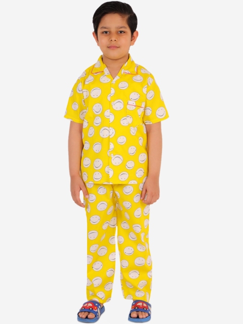 

KID1 Boys Yellow Night Suit