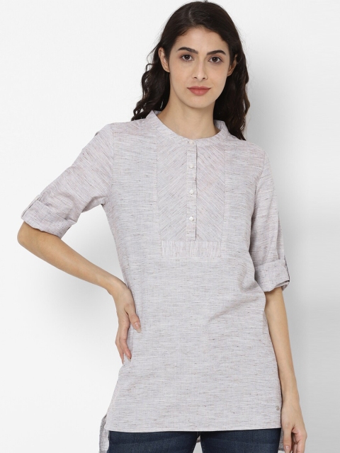 

Allen Solly Woman Grey Solid Tunic