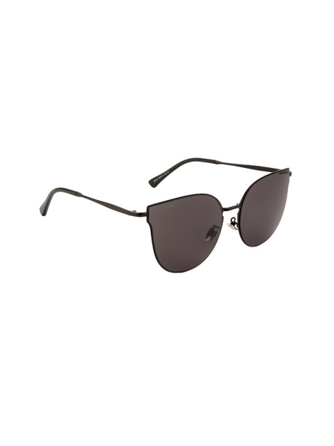 

Ted Smith Women Grey Lens & Black Cateye UV Protected Sunglasses TS-N86010/S_BLK