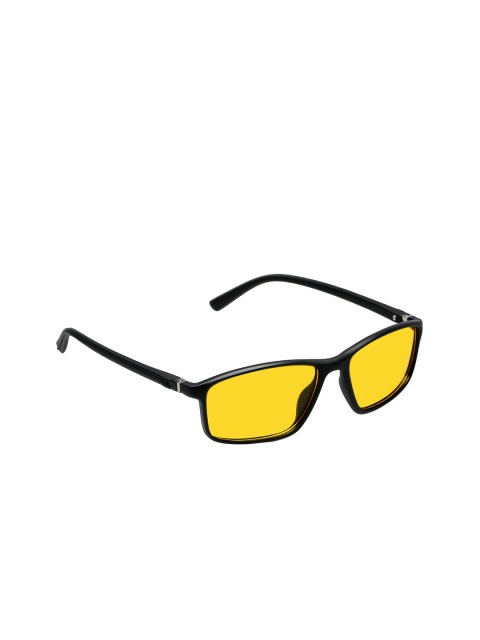

VAST Unisex Yellow Lens & Black Sports Sunglasses with UV Protected Lens 7723