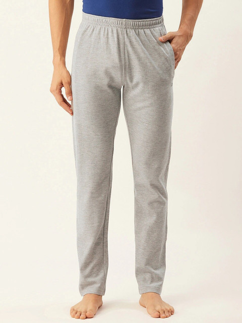 

Sweet Dreams Men Grey Melange Solid Lounge Pants