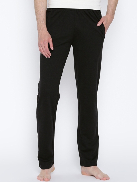 

Sweet Dreams Men Black Solid Lounge Pants