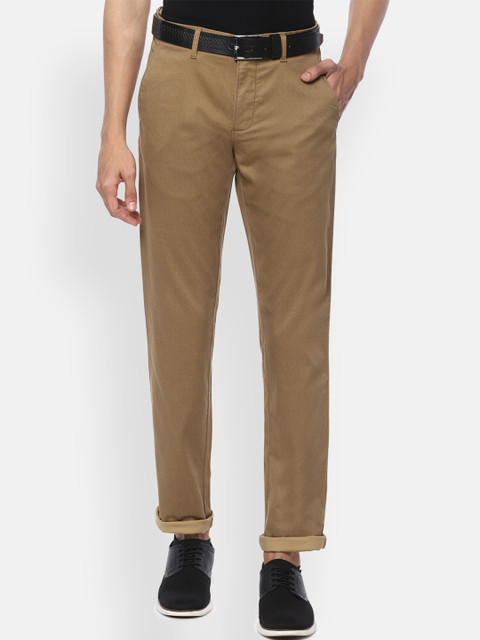 

Louis Philippe Sport Men Khaki Slim Fit Solid Regular Trousers
