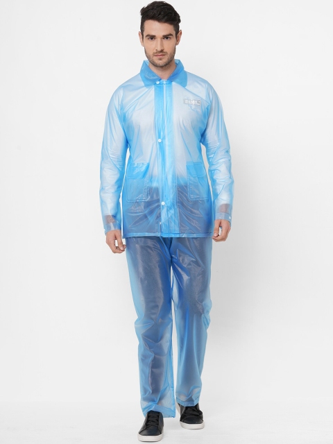

Zeel Men Blue Solid Rain Suit