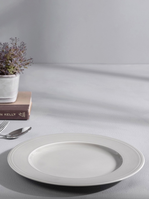 

Pure Home and Living Grey Set Of 2 Mild Stone Dinner Plate