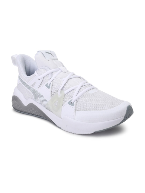 

Puma Men White Mesh Cell Fraction Running Shoes