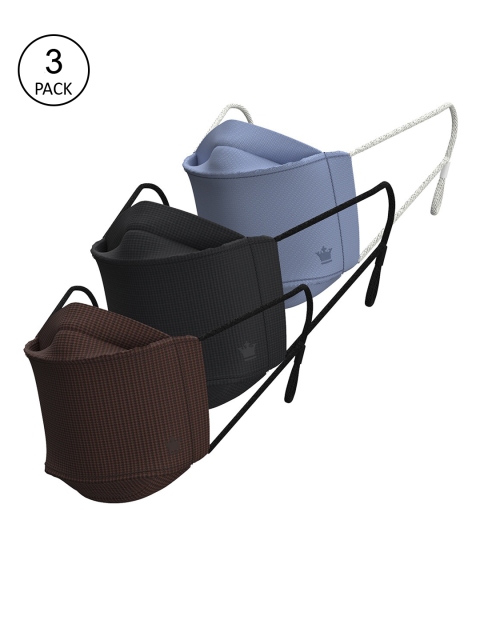 

Louis Philippe Men Pack Of 3 Assorted 3-Ply Reusable Cotton Protective Outdoor Masks