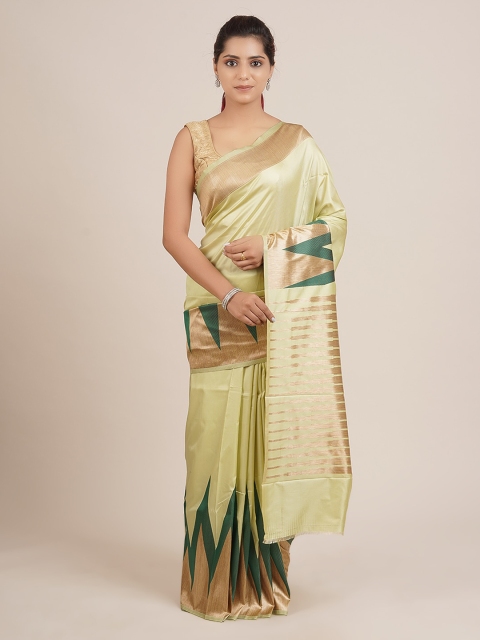 

Pothys Green Woven Design Saree