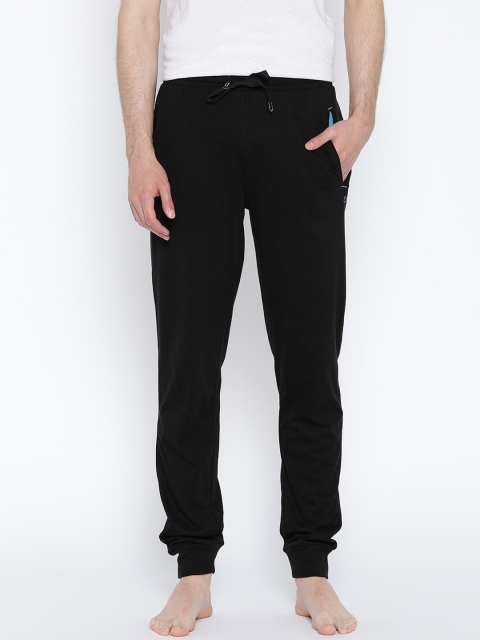 

Sweet Dreams Men Black Solid Lounge Joggers