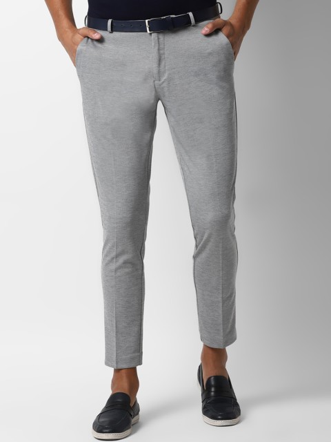 

Louis Philippe Sport Men Grey Melange Slim Fit Solid Regular Trousers