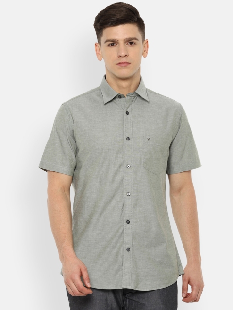 

Van Heusen Sport Men Grey Slim Fit Solid Casual Shirt