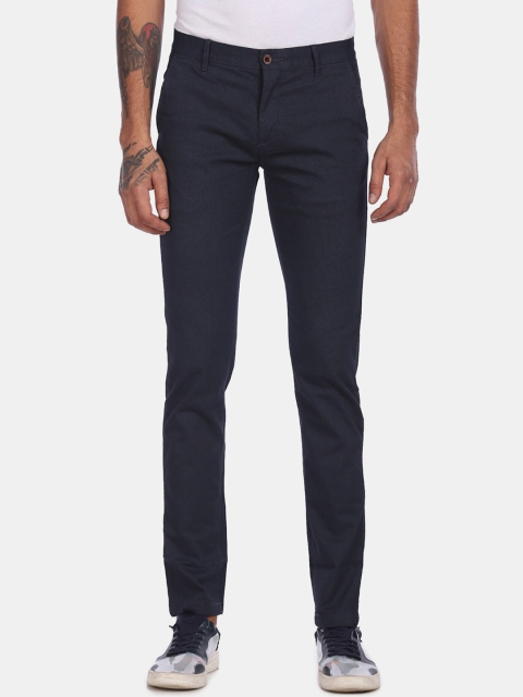 

Arrow Sport Men Blue Regular Fit Solid Regular Trousers