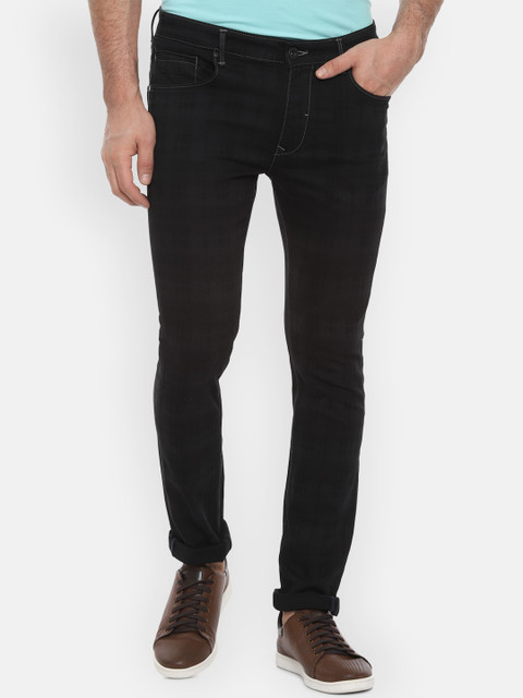 

Louis Philippe Jeans Men Black Slim Fit Stretchable Jeans