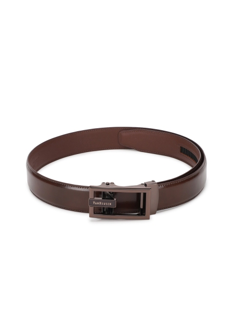 

Van Heusen Men Brown Solid Belts