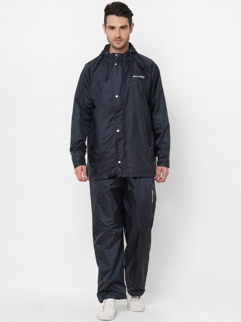

Zeel Men Navy Blue Solid Rainsuit