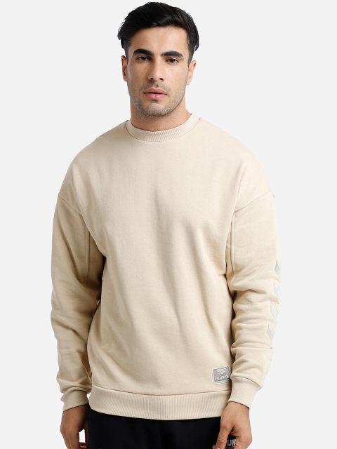 

hummel Men Khaki Solid Sweatshirt