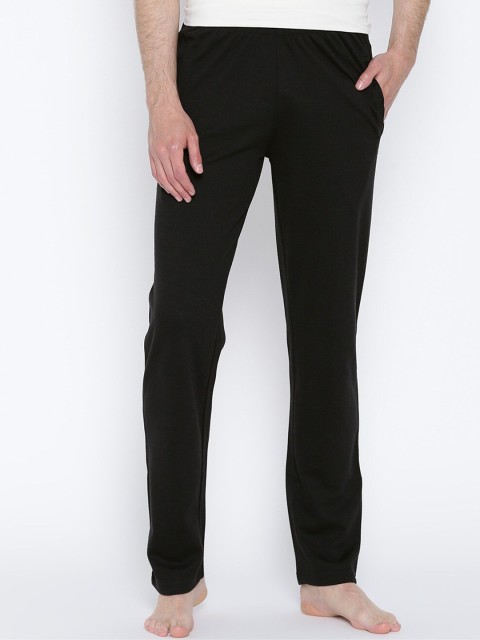 

Sweet Dreams Men Black Solid Lounge Pants