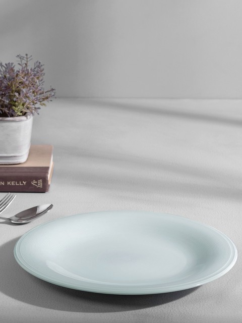 

Pure Home and Living Set Of 2 Green Ceramic Light Lagoon Dessert Plates