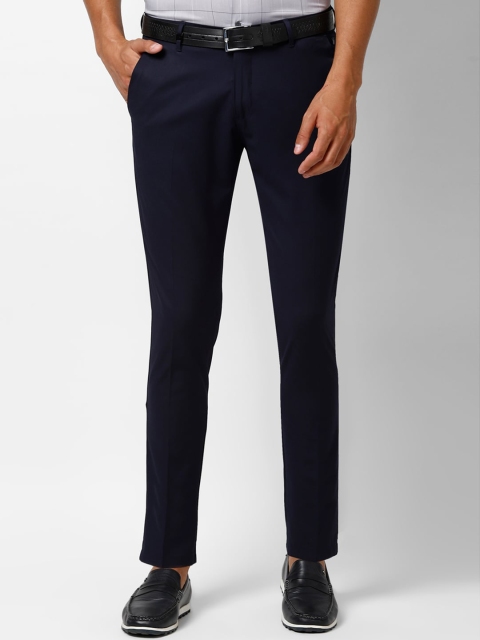 

Louis Philippe Sport Men Navy Blue Slim Fit Solid Regular Trousers