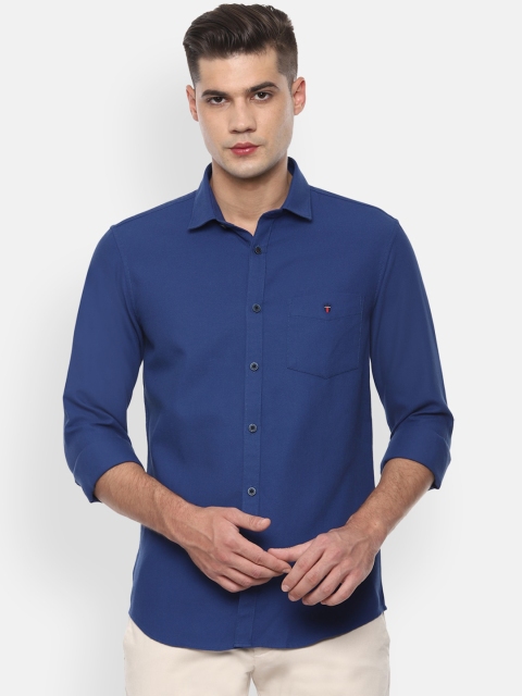 

Louis Philippe Sport Men Blue Slim Fit Solid Casual Shirt