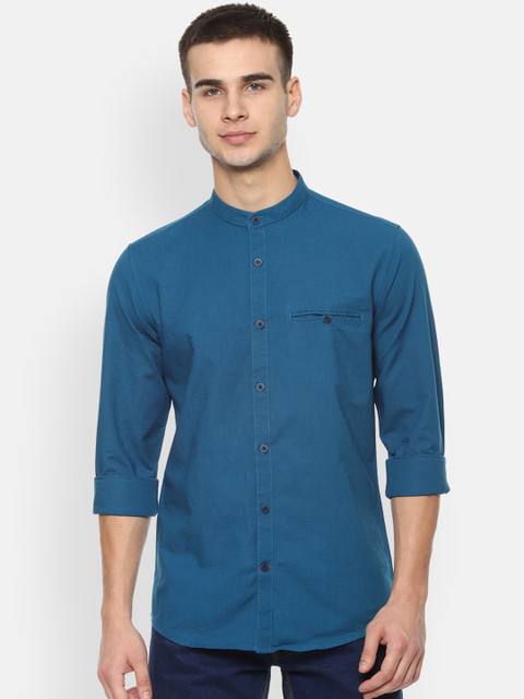 

Louis Philippe Sport Men Blue Slim Fit Solid Casual Shirt