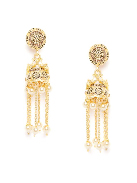 

PANASH Gold-Plated Dome Shaped Jhumkas