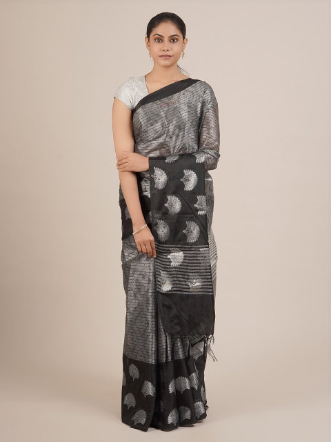 

Pothys Grey Woven Design Saree