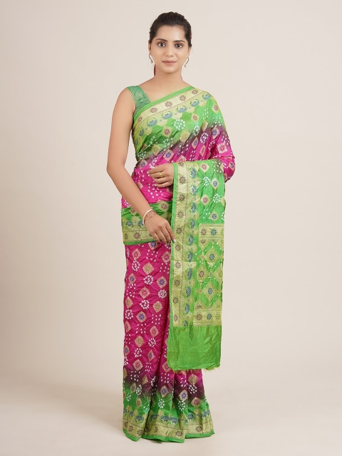 

Pothys Magenta Woven Design Art Silk Saree