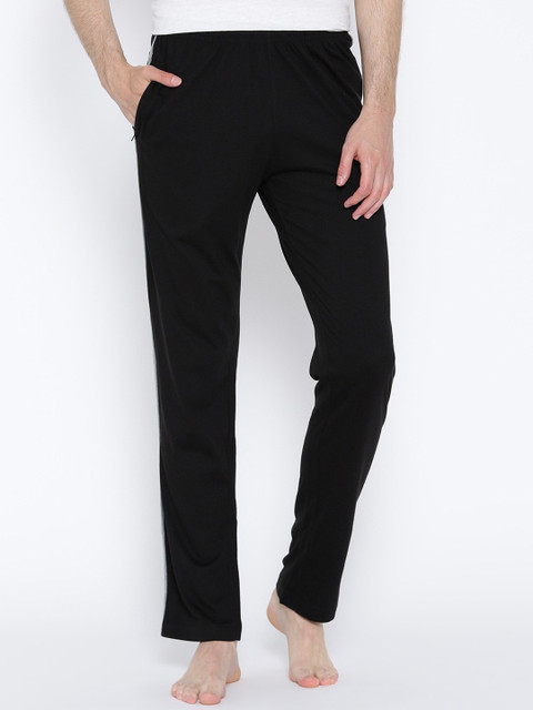 

Sweet Dreams Men Black Solid Lounge Pants