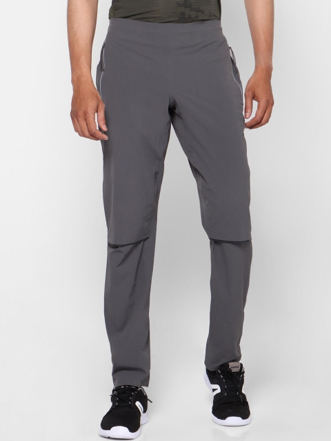

Domyos by Decathlon Men Grey Ultra-Light Slim- Fit Fitness Trousers