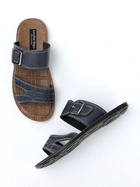

LONDON STEPS Men Blue Comfort Sandals