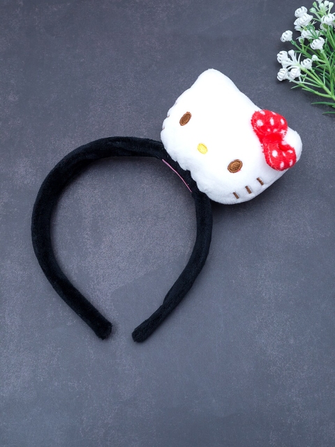 

Golden Peacock Black Fur Hairband